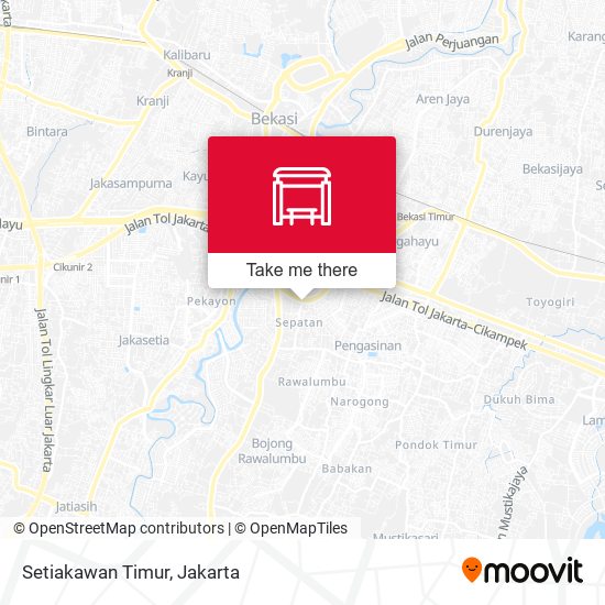 Setiakawan Timur map