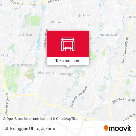 Jl. Kranggan Utara map