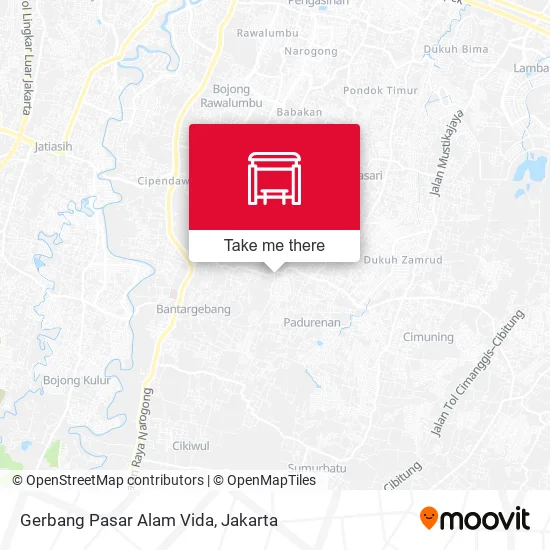 Gerbang Pasar Alam Vida map
