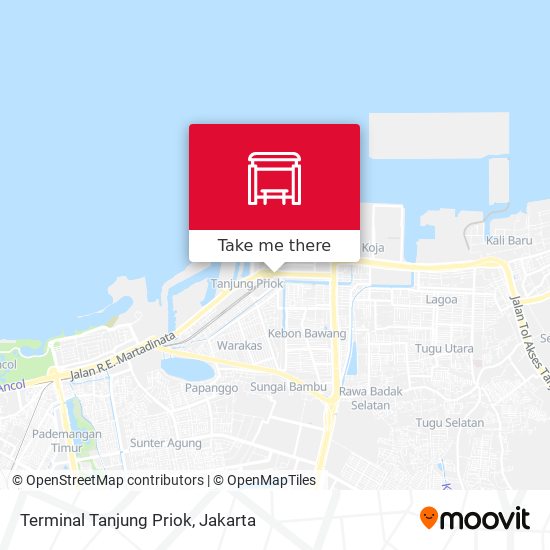 Terminal Tanjung Priok map