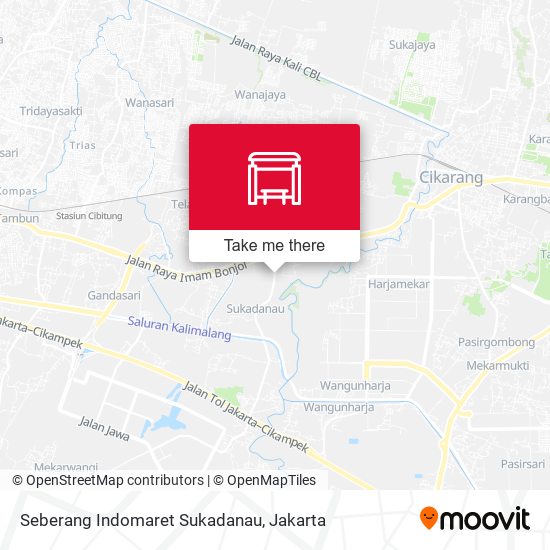 Seberang Indomaret Sukadanau map