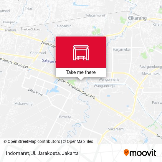 Indomaret, Jl. Jarakosta map