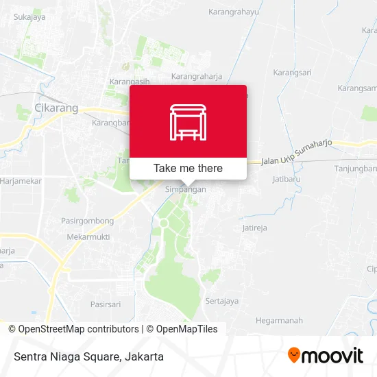 Sentra Niaga Square map