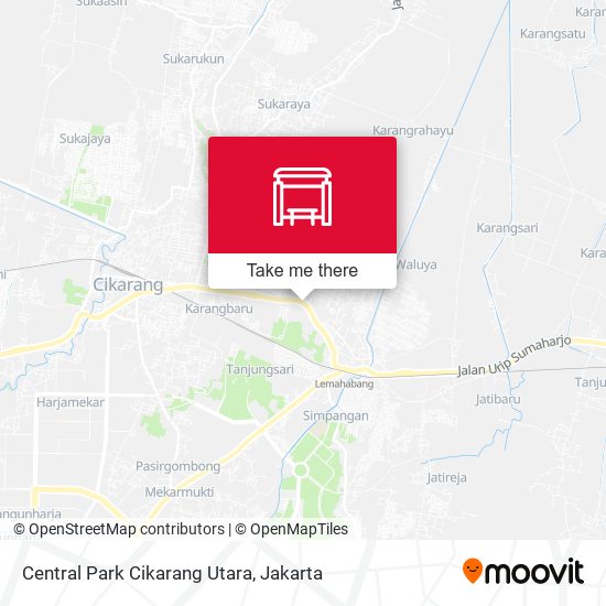 Central Park Cikarang Utara map