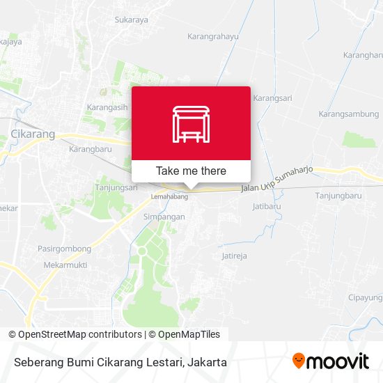 Seberang Bumi Cikarang Lestari map