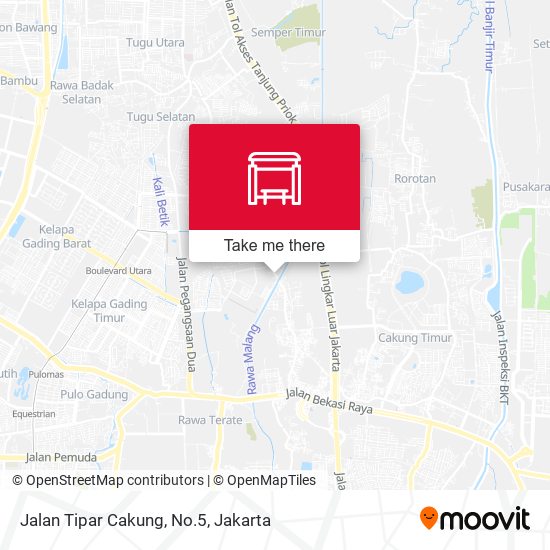 Jalan Tipar Cakung, No.5 map