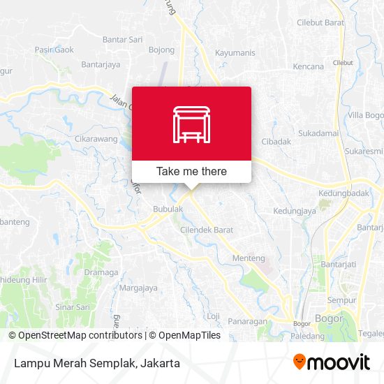 Lampu Merah Semplak map