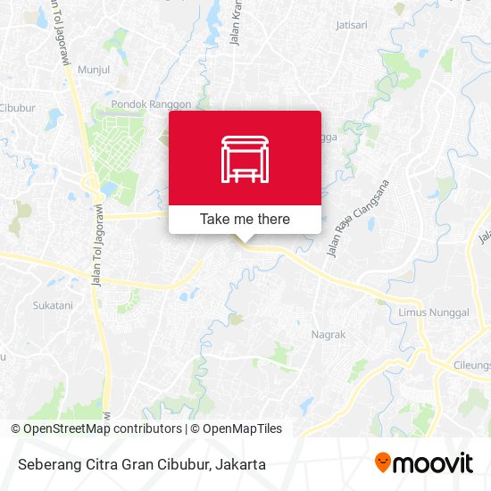 Seberang Citra Gran Cibubur map