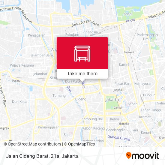 Jalan Cideng Barat, 21a map
