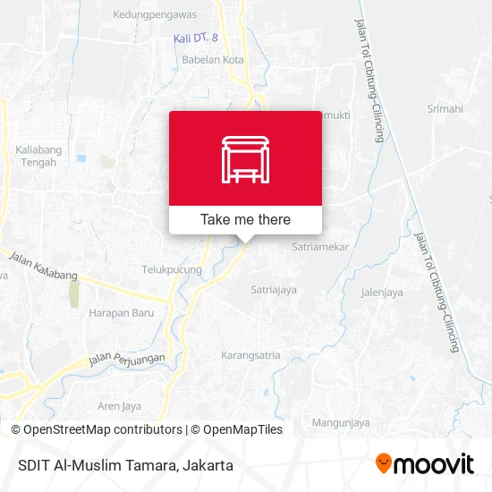 SDIT Al-Muslim Tamara map