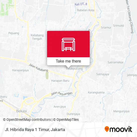 Jl. Hibrida Raya 1 Timur map