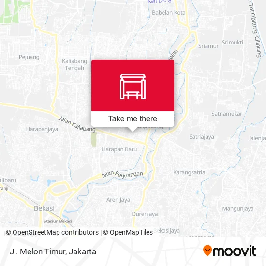 Jl. Melon Timur map