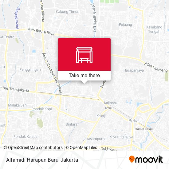 Alfamidi Harapan Baru map