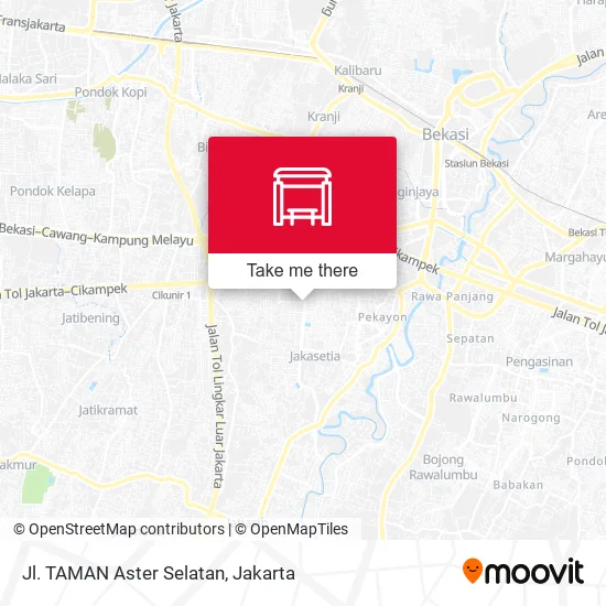 Jl. TAMAN Aster Selatan map
