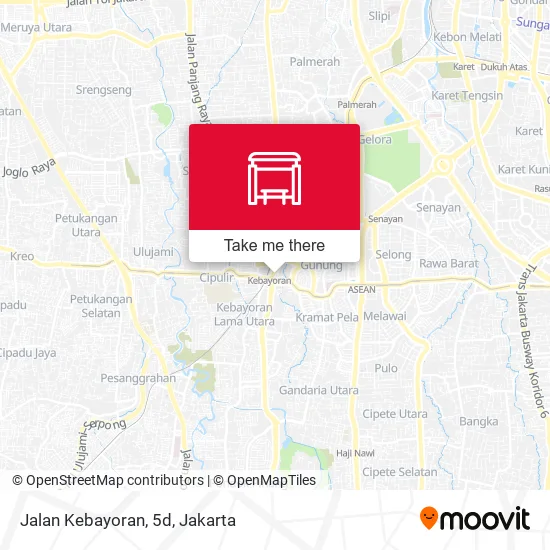 Jalan Kebayoran, 5d map