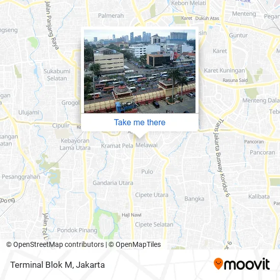 Terminal Blok M map
