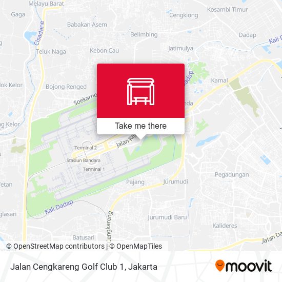 Jalan Cengkareng Golf Club 1 map