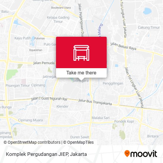 Komplek Pergudangan JIEP map