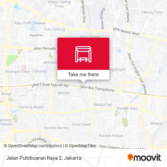 Jalan Pulobuaran Raya 2 map