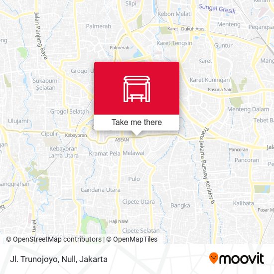 Jl. Trunojoyo, Null map