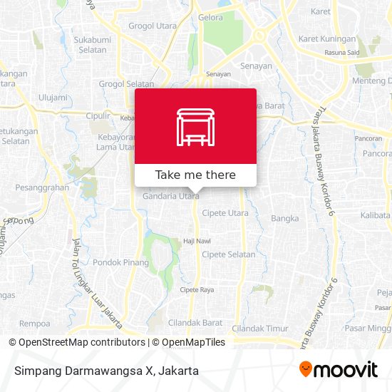 Simpang Darmawangsa X map