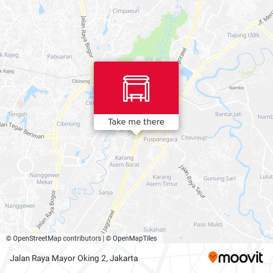 Jalan Raya Mayor Oking 2 map