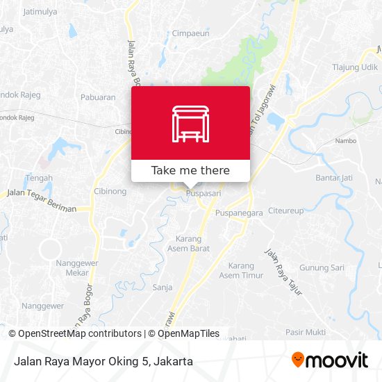 Jalan Raya Mayor Oking 5 map