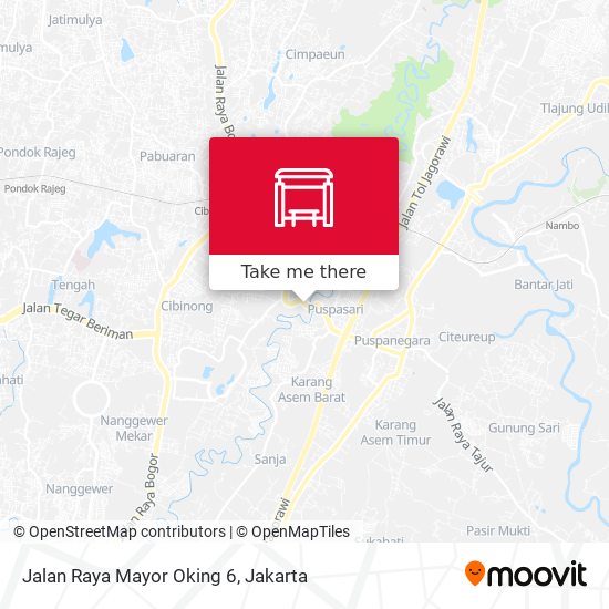Jalan Raya Mayor Oking 6 map