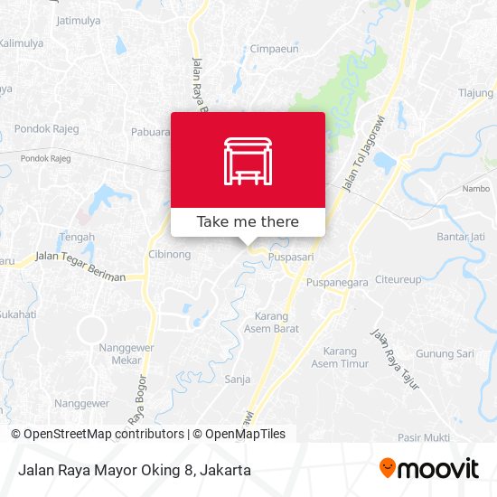 Jalan Raya Mayor Oking 8 map