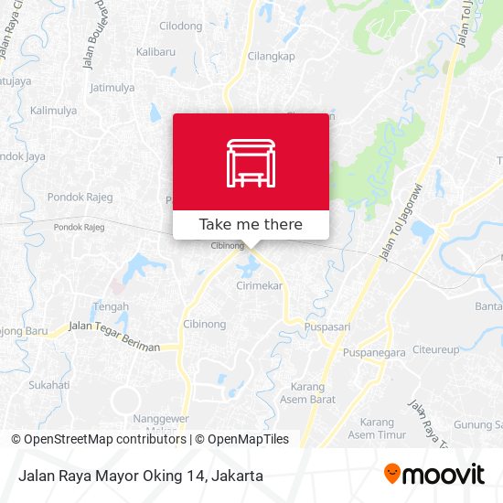 Jalan Raya Mayor Oking 14 map