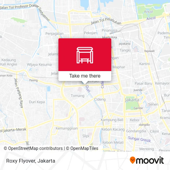 Roxy Flyover map