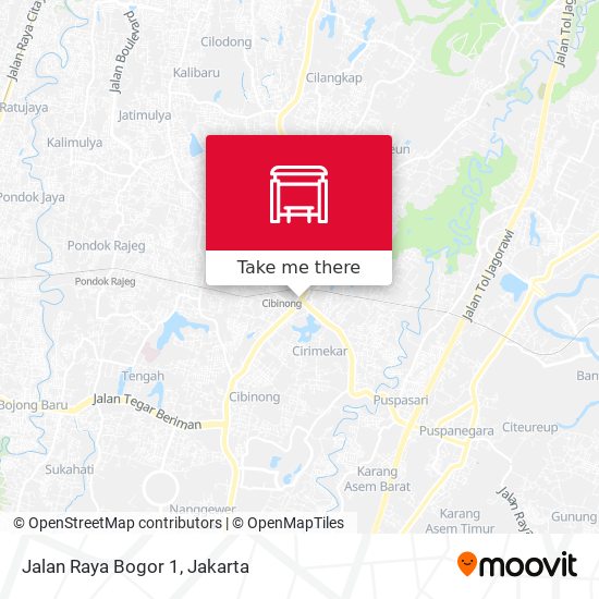 Jalan Raya Bogor 1 map