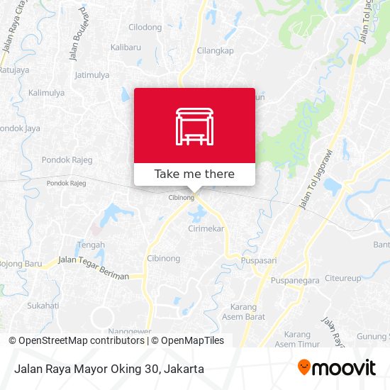 Jalan Raya Mayor Oking 30 map