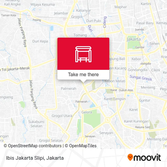 Ibis Jakarta Slipi map