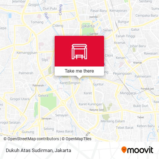 Dukuh Atas Sudirman map