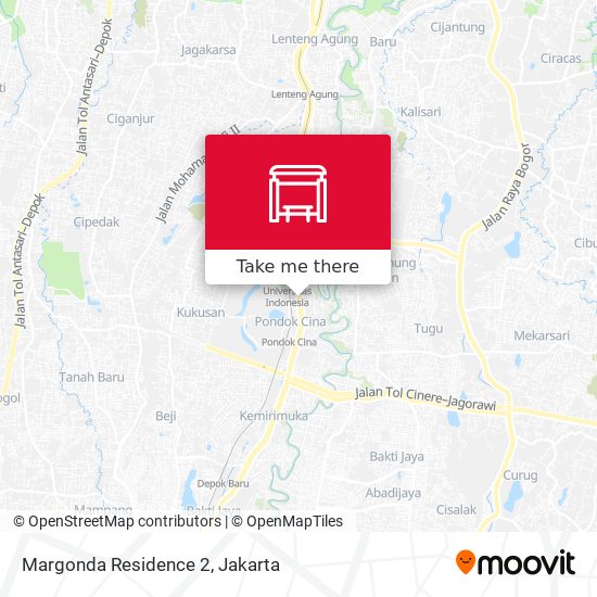 Margonda Residence 2 map