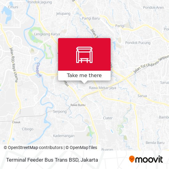 Terminal Feeder Bus Trans BSD map