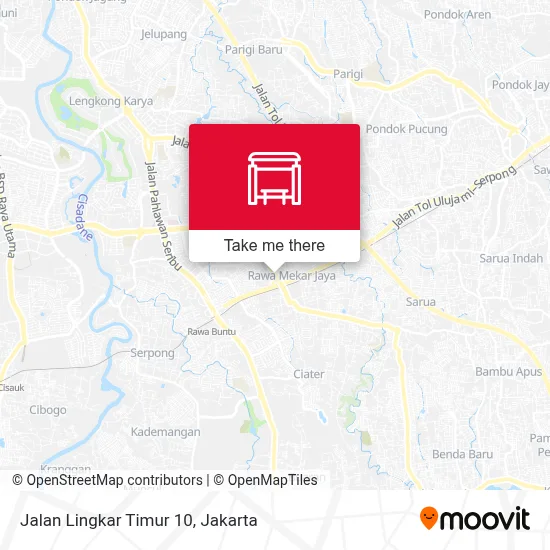 Jalan Lingkar Timur 10 map