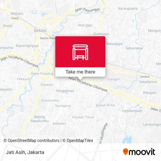 Jati Asih map