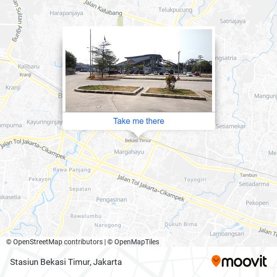 Stasiun Bekasi Timur map