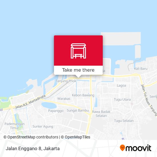 Jalan Enggano 8 map