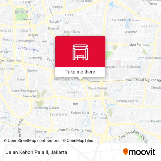 Jalan Kebon Pala II map