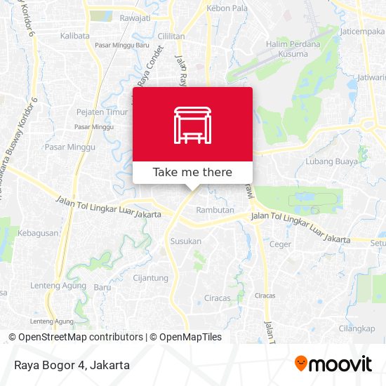 Raya Bogor 4 map