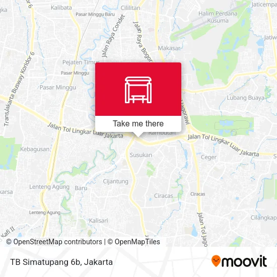 TB Simatupang 6b map