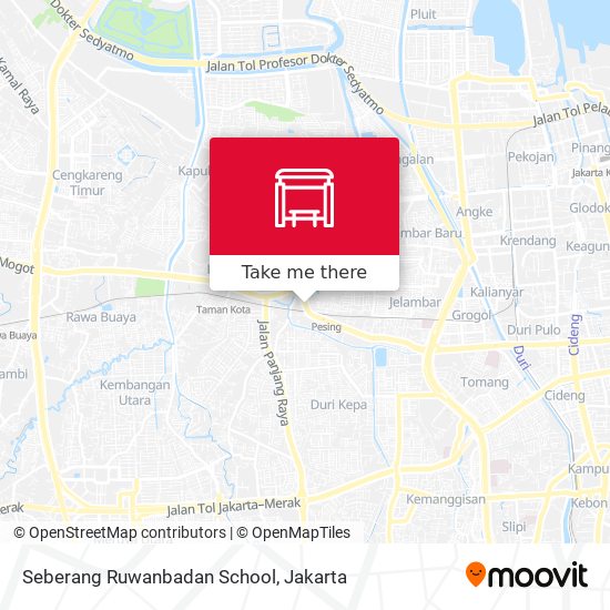 Seberang Ruwanbadan School map