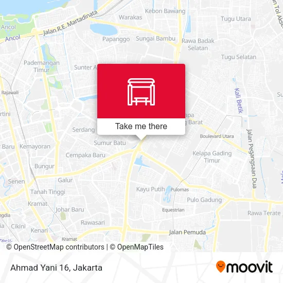 Ahmad Yani 16 map