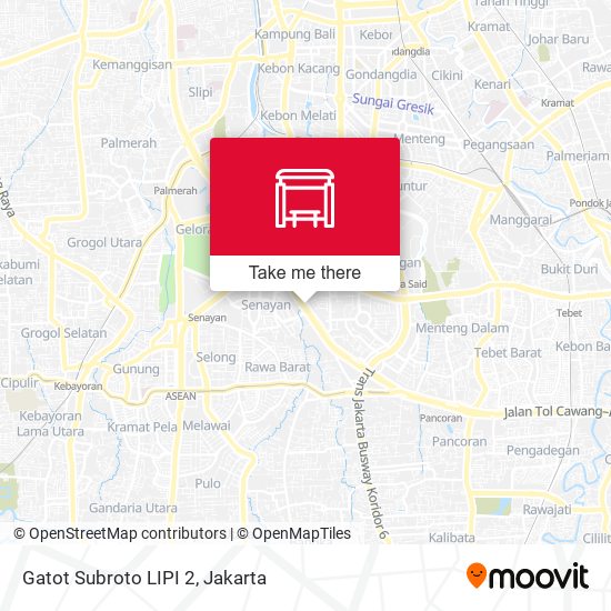 Gatot Subroto LIPI 2 map