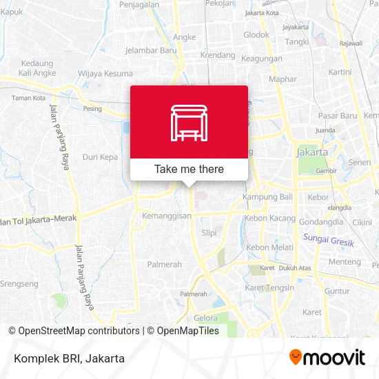 Komplek BRI map