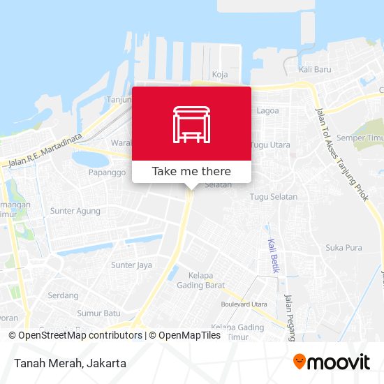 Tanah Merah map