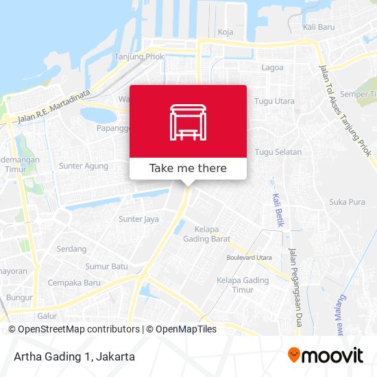 Artha Gading 1 map